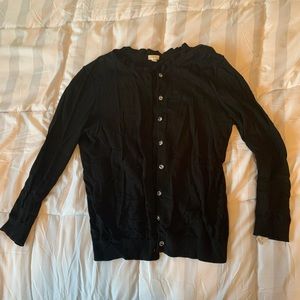 J Crew cardigan with crystal buttons